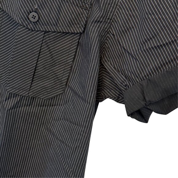 Mens Drill Clothing Company‎ Black Short Sleeve Button Down Shirt - Size Medium - Picture 3 of 7